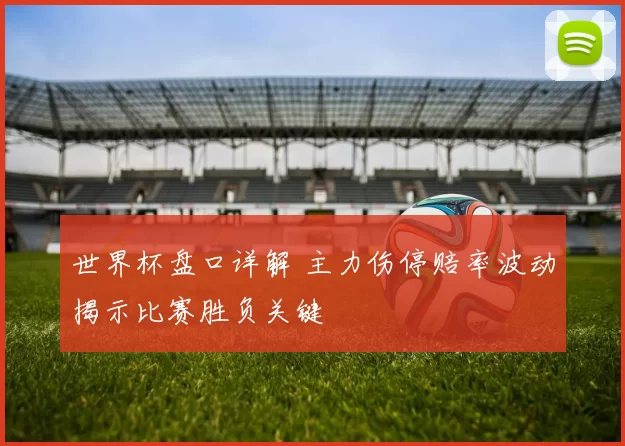 世界杯盘口详解 主力伤停赔率波动揭示比赛胜负关键